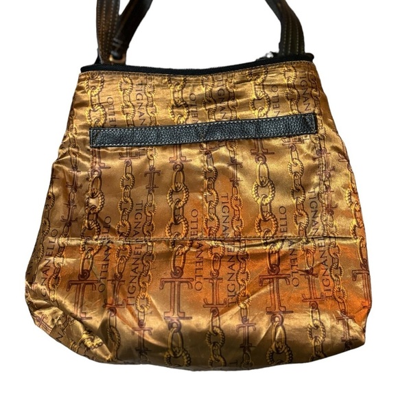 Tignanello Black Leather Crossbody Bag Convertible Shoulder Bag - Picture 15 of 16